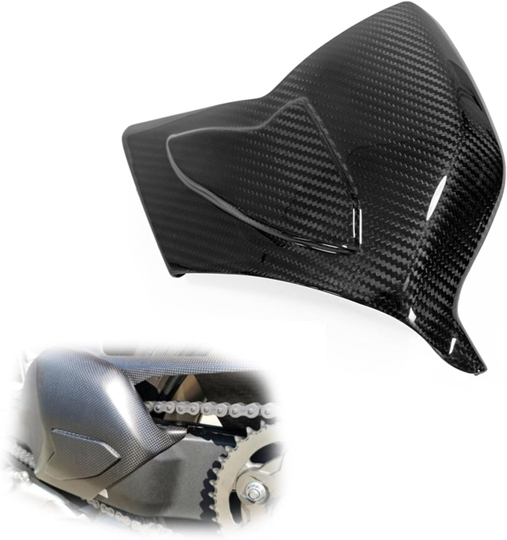 Moto Décoration Moto pour Ducati Panigale V4 2018 2019 Couverture De Bras Oscillant en Fiber De Carbone Véritable Protection De Bras Oscillant Carénage en Sergé